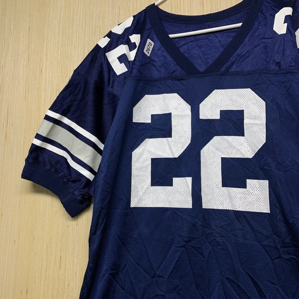 Russell Athletic Jersey Adult Large Blue Short Sleeve Men's #22 Athletic 90s - Picture 6 of 15